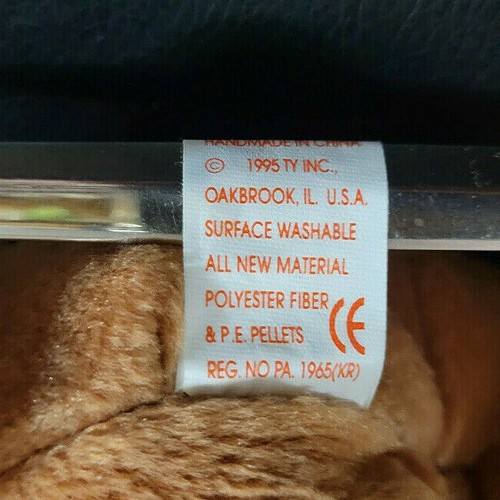 Rare Retired Ty Beanie Baby Bongo The Monkey 1995 ERRORS NWT ORIGINAL OWNER F/S - Picture 6 of 9