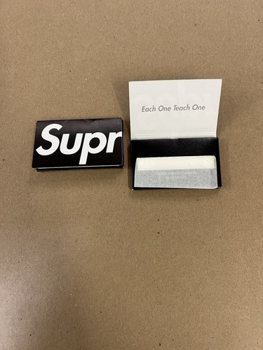 2008 SS08 Deadstock Supreme Rolling Papers Black Brand New - Picture 3 of 4