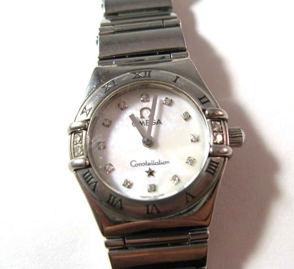 Omega Constellation “My Choice” Ladies Watch Diamonds Stainless Steel MOP Quartz - Image 3 of 4