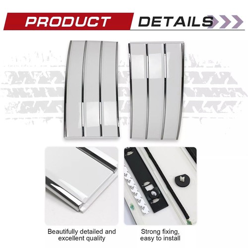 Side Air Vent Fender Grilles Moulding Trim For 2014-2021 Land Rover Range Rover - Picture 3 of 12