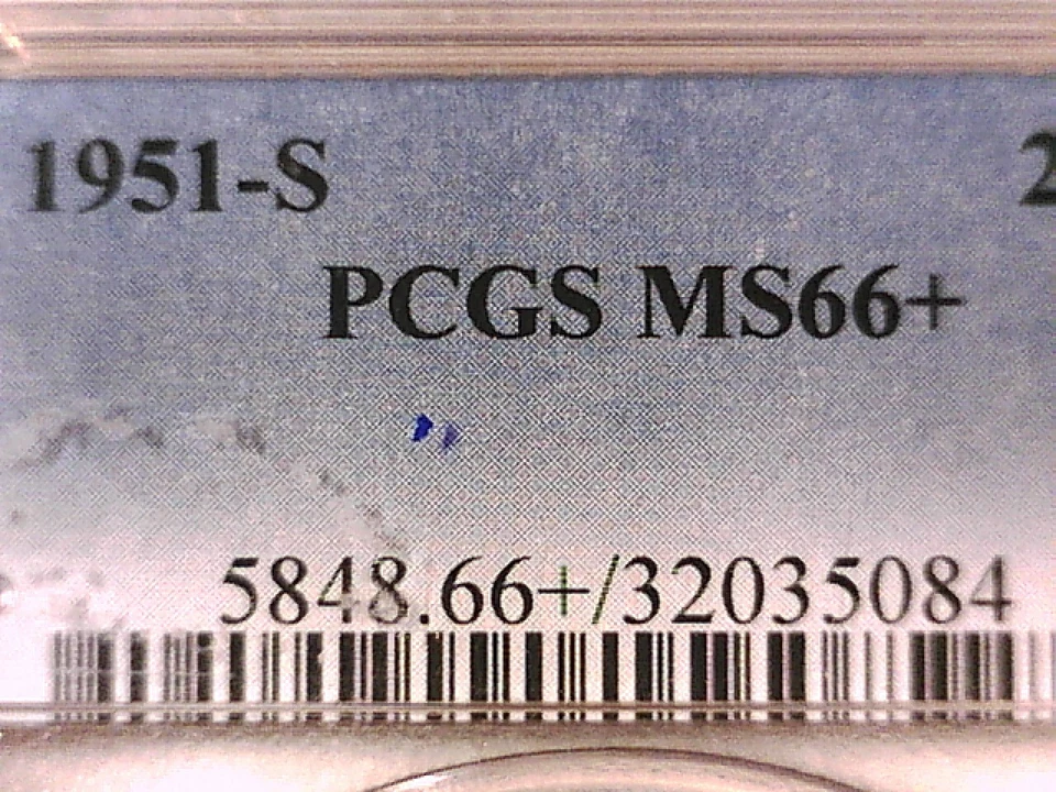 1951 S Washington Quarter PCGS MS 66 + 32035084 - Image 3 of 3