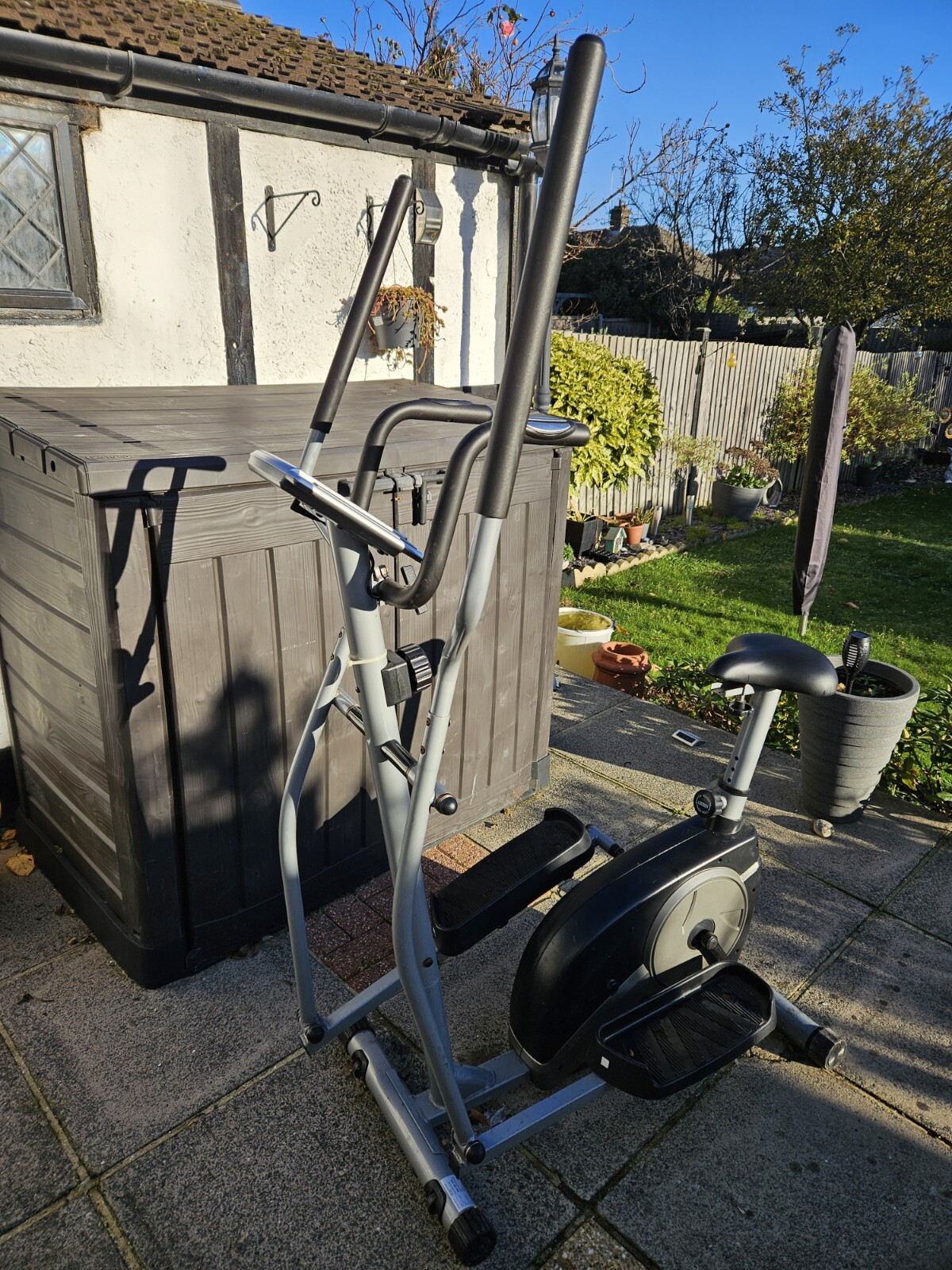 2 in 1 exercise bike cross trainer eBay