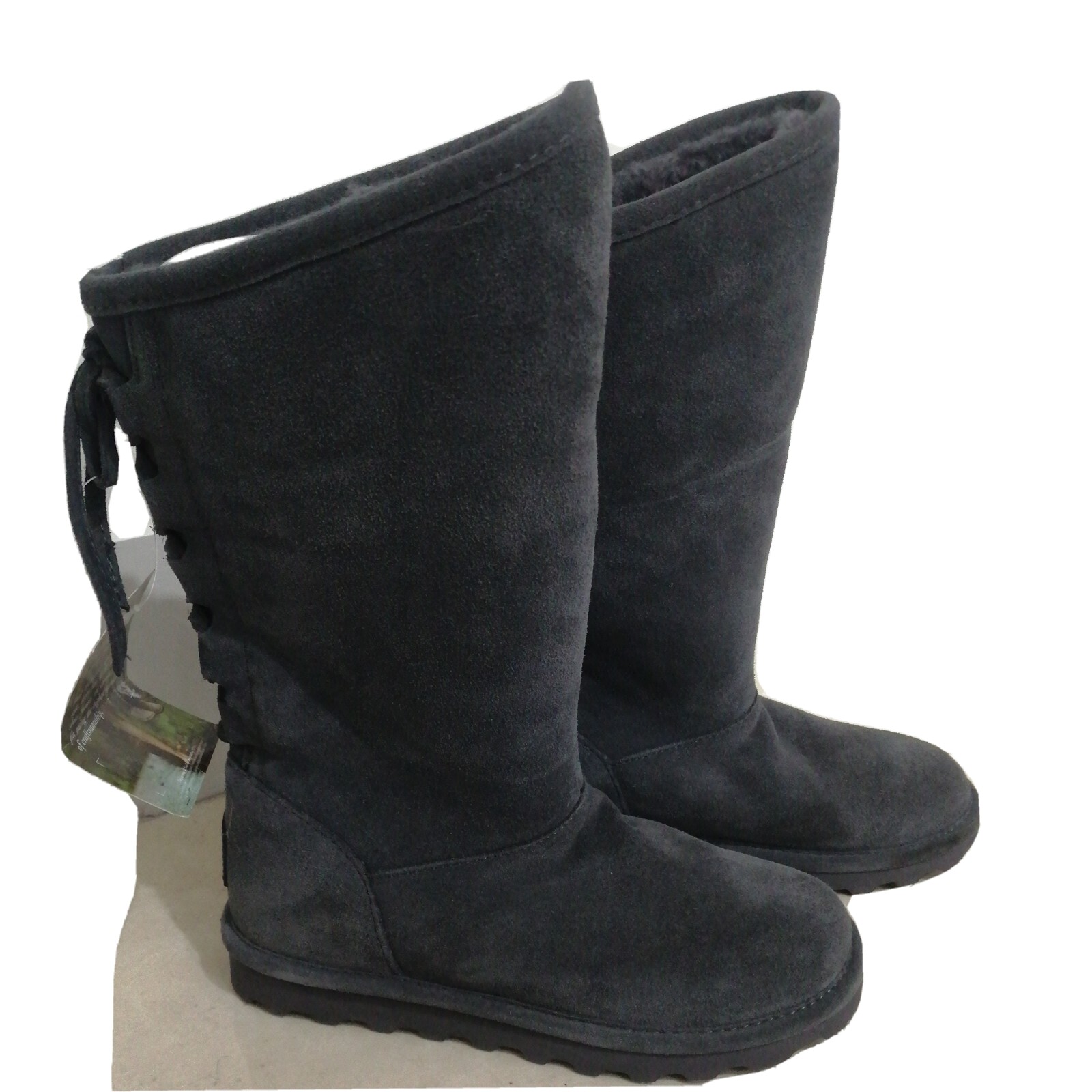Bearpaw Phylly Women's Fur Winter Boots GRAY SZ5 eBay