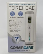 CONAIRCARE Infrared Forehead Thermometer One Button Fever Alert NEW
