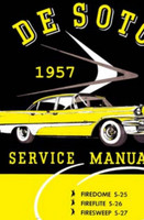 1957 Desoto Firedome Fireflite Werkstatt-Handbuch Reparatur Service NEU