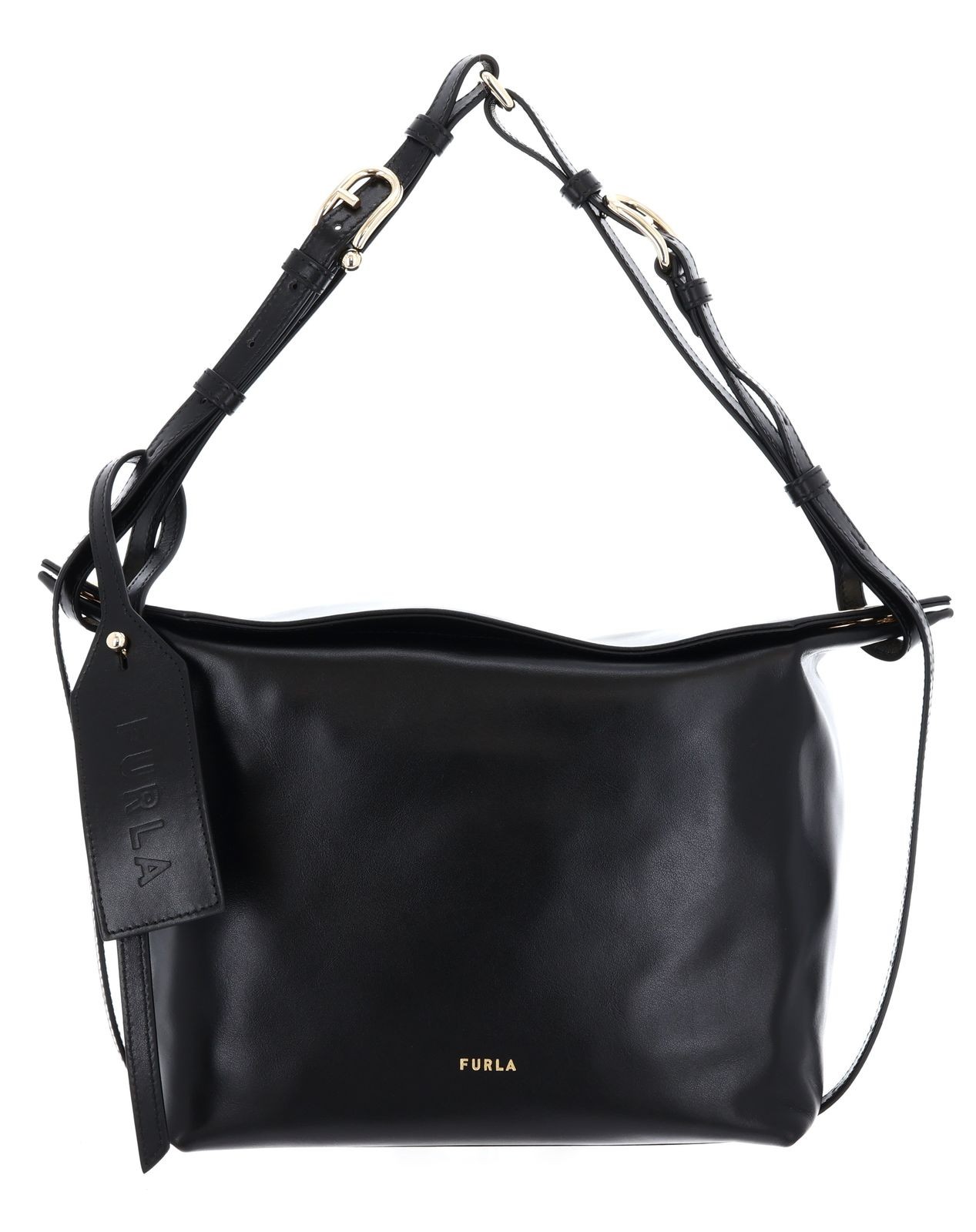 FURLA shoulder bag Ginevra Shoulder Bag M Nero
