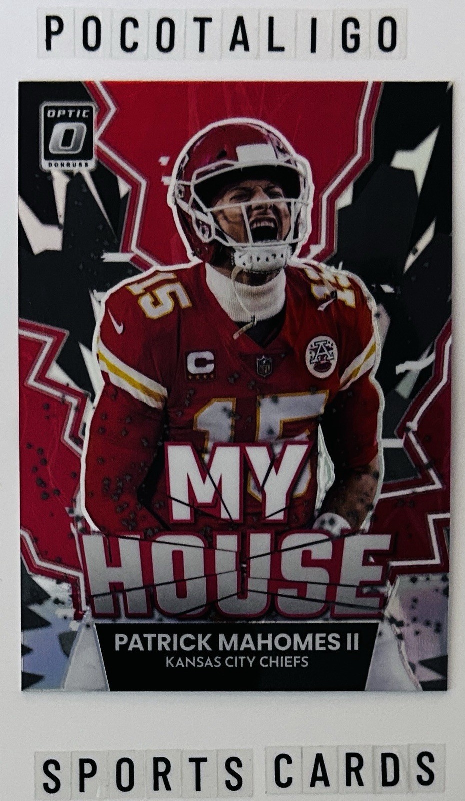 2022 Donruss Optic Patrick Mahomes II My House #MH-4 Kansas City Chiefs