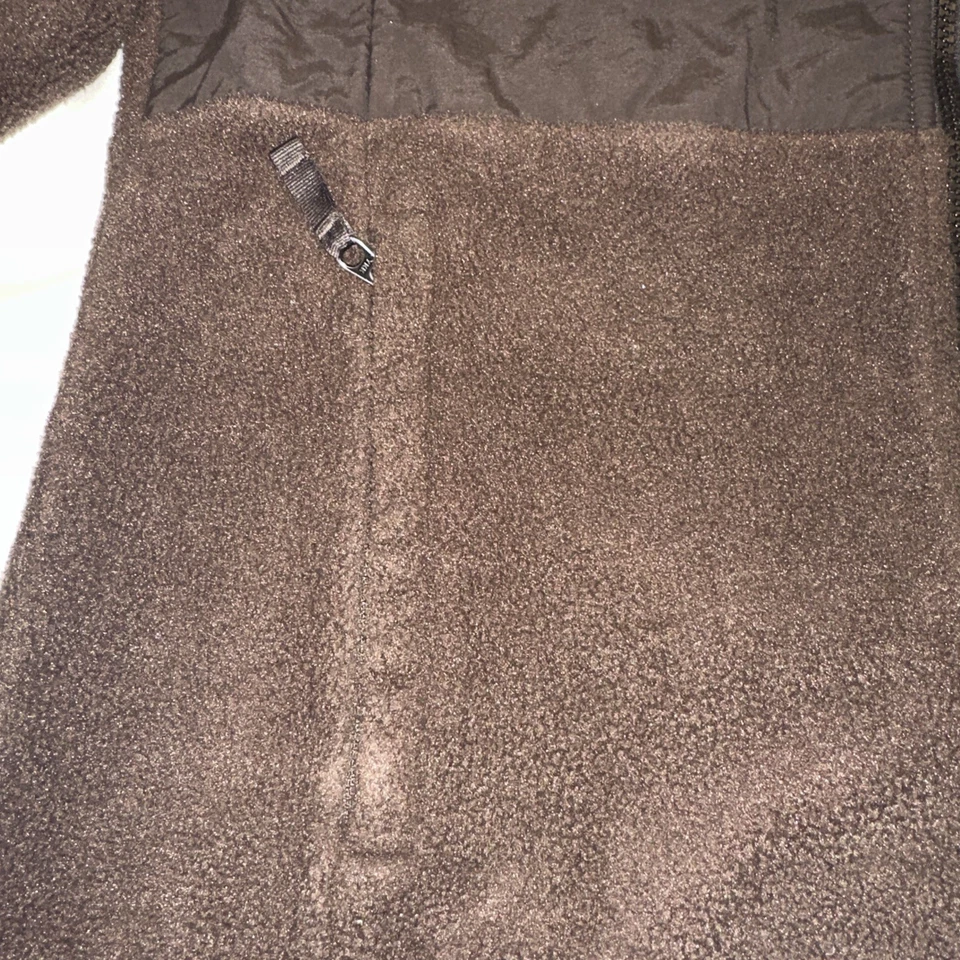 Chaqueta North Face polar marrón cremallera completa juvenil XL Foto 3 de 4