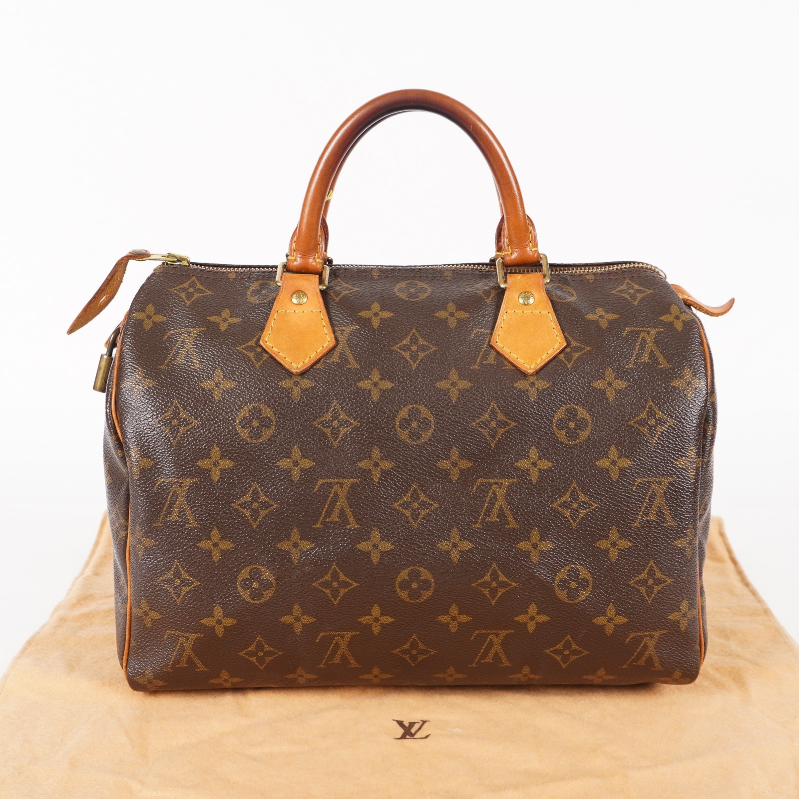 Authentic Louis Vuitton Monogram Speedy 30 Hand bag M41526 vintage 06E095060013