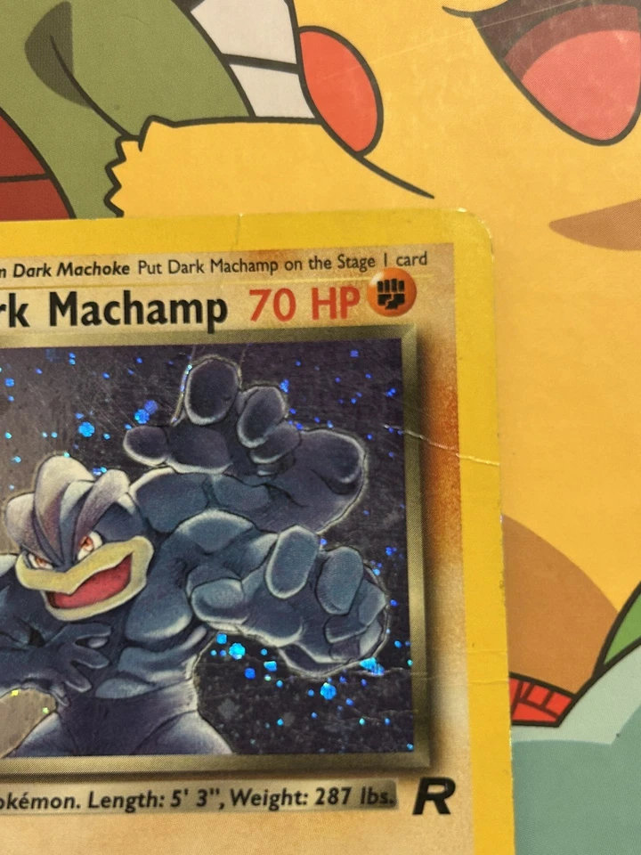 Dark Machamp 10/82 Holo Rare Team Rocket Unlimited 2000 Pokemon TCG - Image 2 of 4