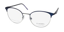 NEW MOREL LIGHTEC 30250L EYEGLASS FRAME METAL & PLASTIC BD06 OVAL WOMENS FRANCE