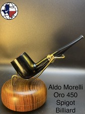 Vintage Aldo Morelli Oro 450 Spigot Billiard Tobacco Pipe