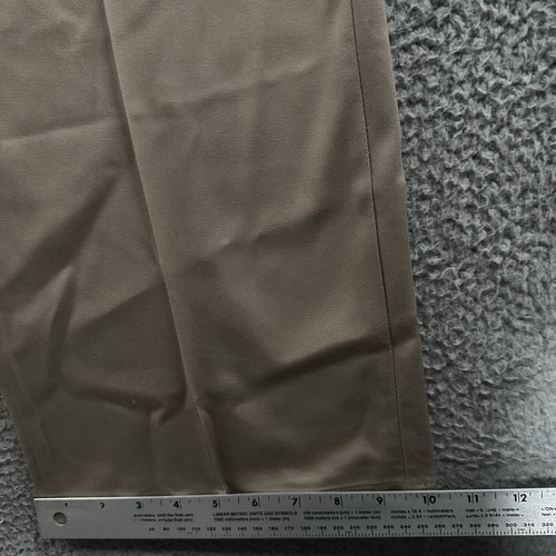 Lee Mens Pants Beige Size 42x32 Custom Fit Relaxed Straight Stretch Cotton Blend - Picture 11 of 16