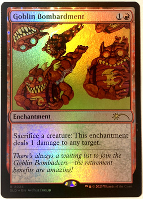 MTG Goblin Bombardment (Rainbow Foil) Secret Lair 2024 NM