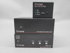 X3 Extron MLA VC10 Plus  Distribution Amplifer  MPA 401 Mini Power Amplifier