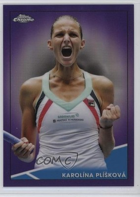 2021 Topps Chrome Purple Refractor /199 Karolina Pliskova Karolína Plíšková 0o4t