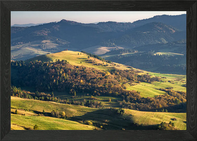 Lange Schatten Gerahmtes Wandbild Poster Leinwanddruck Bild