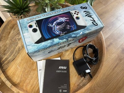 MSI Claw 8 AI+ 2 TB Polar Tempest Edition Handheld Konsole 32GB.Siehe Beschreibung 
