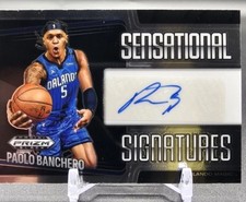 2024-25 Prizm Black Paolo Banchero Sensational Signatures Sp Auto Autograph