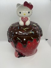 Blue Sky Clayworks - Hello Kitty Chocolate Strawberry Cookie Jar