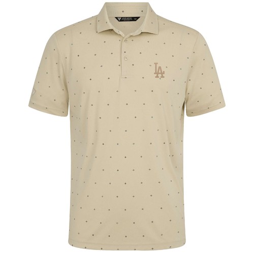 Men's-Levelwear Cream Los Angeles Dodgers Vision Polo - 第 2/3 張圖片