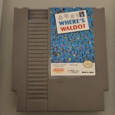 THQ Where's Waldo? for Nintendo NES Game Pak Cartridge NTSC-U/C