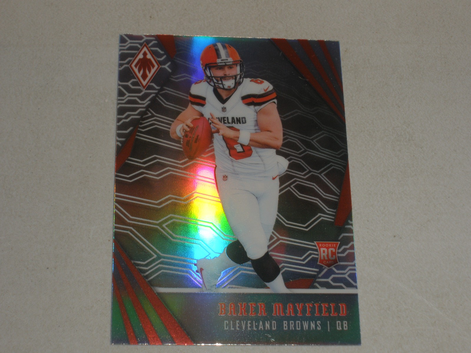 2018 Panini Phoenix Silver Prizm #106 Baker Mayfield Rookie RC