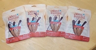 4 Packs WholeHearted Dipped Biscotti Dog Treats, 4 oz. Per Pack