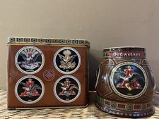 Anheuser Busch Historical A & Eagle Series The 1930 Edition & Matching Tin