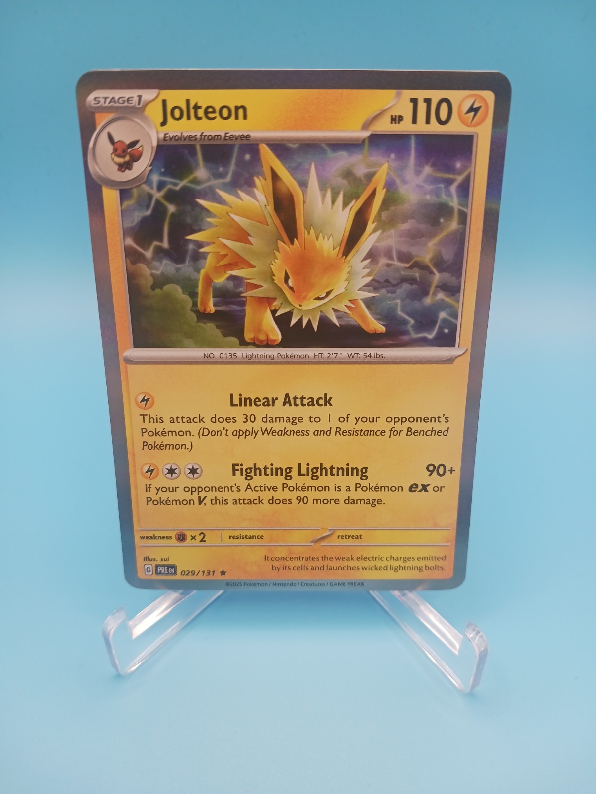 Pokemon Jolteon 29/131 NM Prismatic Evolutions Holo