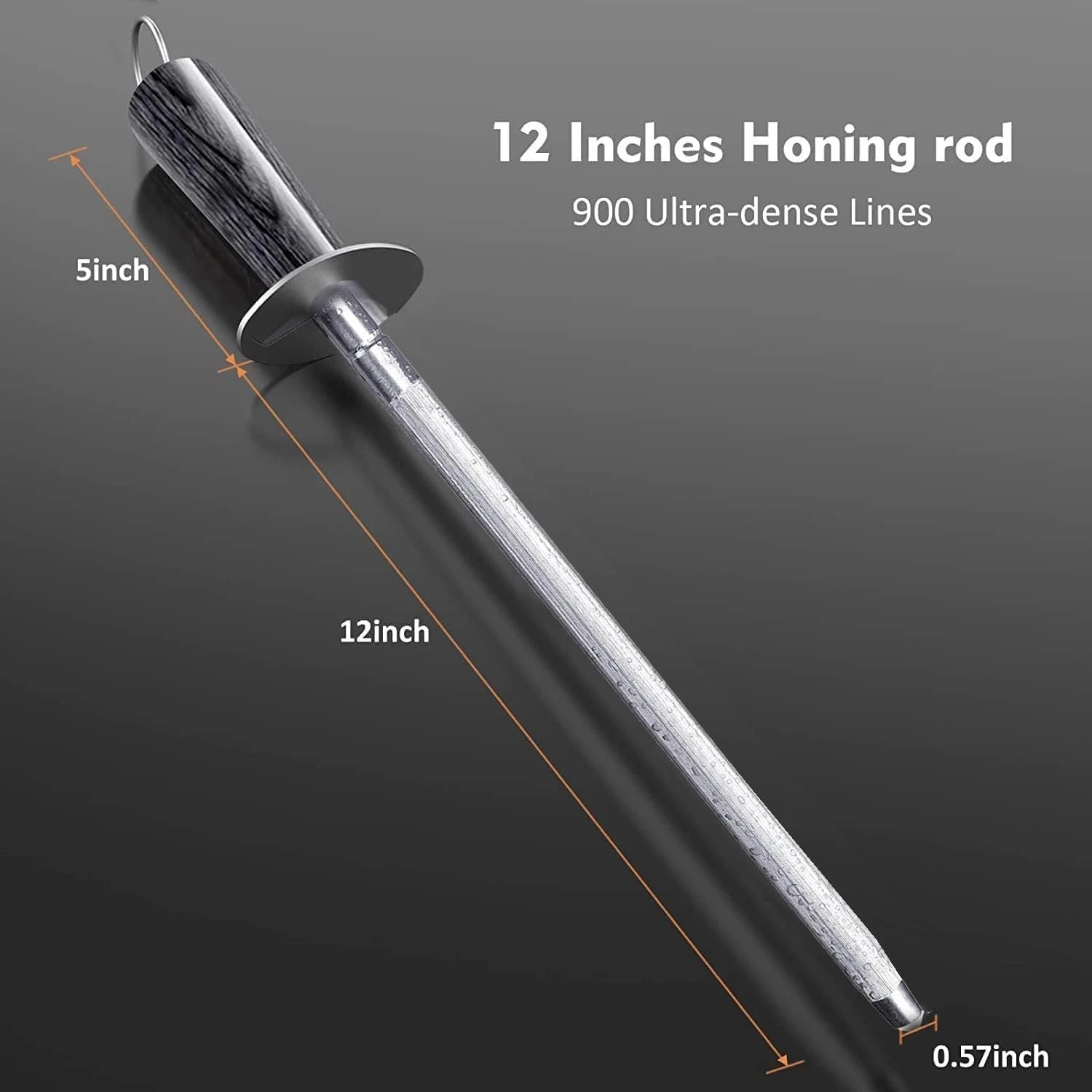 Aitency 12inch Honing Rod with Rosewood Handle
Opens in a new window or tab