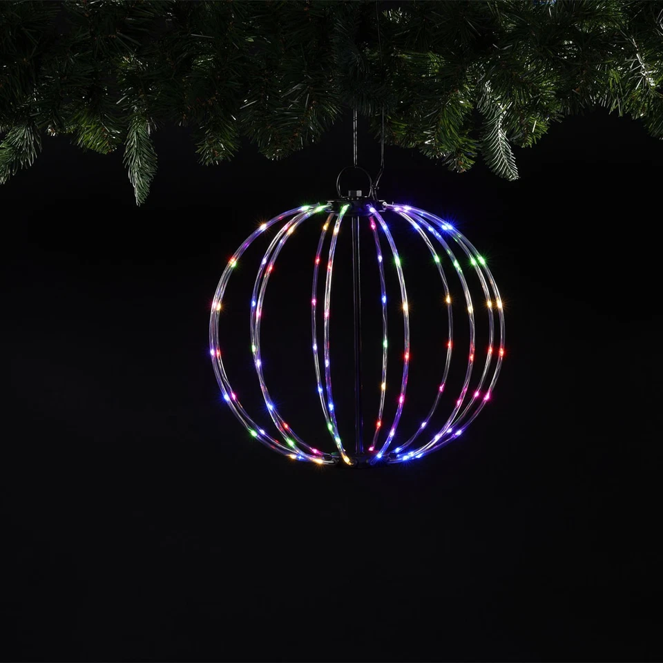NOMA LED Hanging Tube Light Sphere - Multicoloured