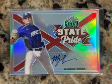 2021 Leaf Metal Draft - State Pride Auto Maddux Bruns #SP-MB1 (AU, RC)