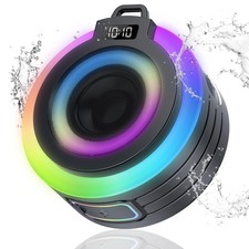 Bluetooth Shower Speaker, Portable Bluetooth Speaker Stereo Sound with Suctio...