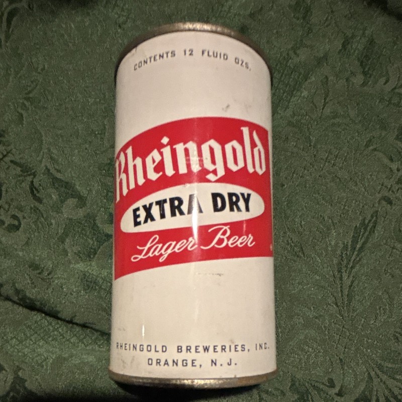 Rheingold Extra Dry Lager Beer 12 fl oz Pull Tab Can Breweriana