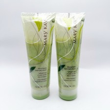 X2 Mary Kay Lotus  Bamboo Loofah Body Cleanser 8 Oz. SEALED New Old Stock