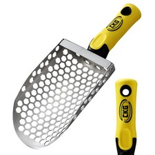 CKG Hand Sand Scoop for Metal Detecting with Ergonomic Yellow Handle, Metal D...