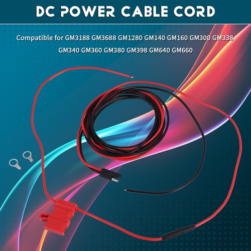 DC Cable Cord for GM300/338/380/3188CDM1250/750 metres M5V18875 - Zdjęcie 2 z 7
