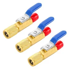 Air Conditioner Ball Valve 1/4" SAE, Refrigerant Ball Valve 3PC Ball Valve