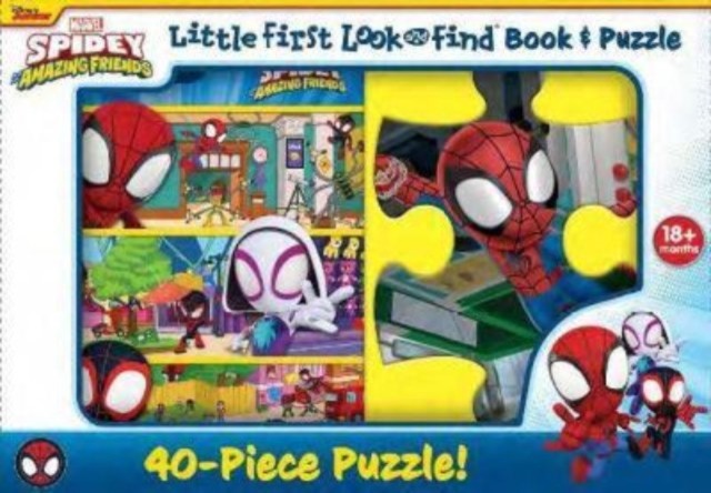 Disney Junior Marvel Spidey And His Amazing Friends: Little First Look And Find Book & Puzzle Pi Kids - Image 4