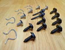 PIEZAS DE GUANTERA/BISAGRA Y 4 CLIPS! PARA FORD MUSTANG TORINO F100 BRONCO MERCURY ETC