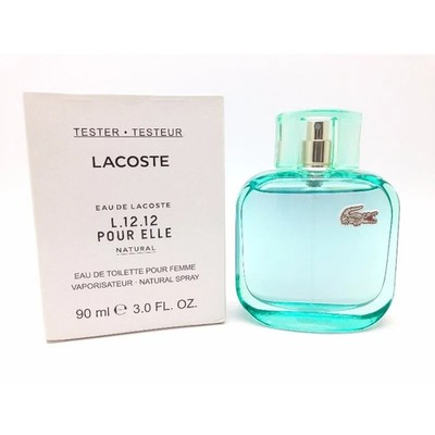 Eau De Lacoste L.12.12  Pour Elle Natural 3.0 oz- 90ml EDT Spray / NIB / Tester