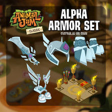 Animal Jam Classic AJC Alpha Armor Set READ DESCRIPTION