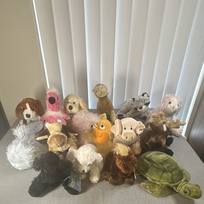 #ad Mixed Webkinz Plush Lot also includes Lil’Kinz Black Poodle and Horse w Codes $150.00