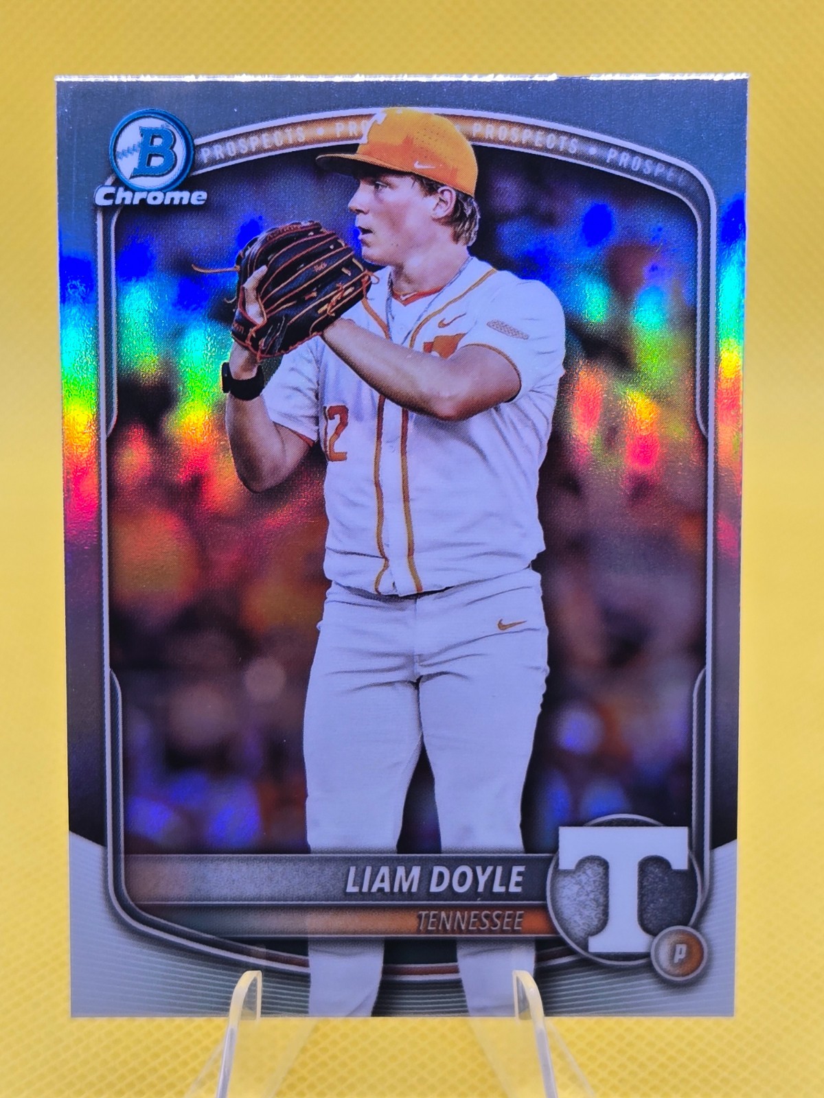 2025 Bowman Draft Chrome Liam Doyle College Variation SSP Refractor #BDC-12