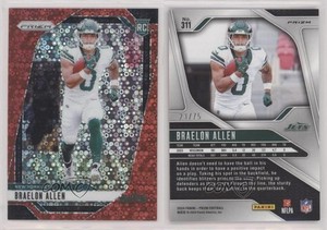 2024 Panini Prizm Rookies No Huddle Red Prizm /75 Braelon Allen #311 Rookie RC