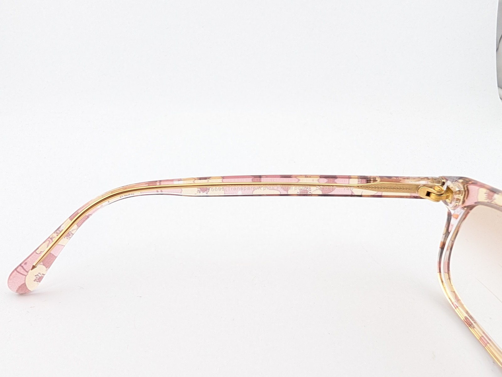 Coach Eyeglasses, Frames Only, HC 6174 5695, 52-17-140, Transparent Pink Floral thumbnail 17