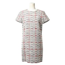 CHANEL P58364V44232 Tweed Dress 34 Gray F/S from Japan
