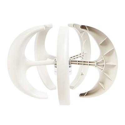 Lantern Wind Turbine Generator Vertical Axis Wind Power 600W DC 12V 5-Blade
