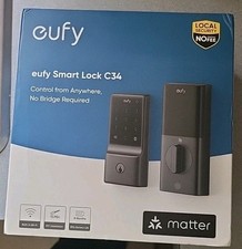 eufy Smart Lock C34 Keyless Entry Door Lock Deadbolt Built-in WiFi w/ Apple Home